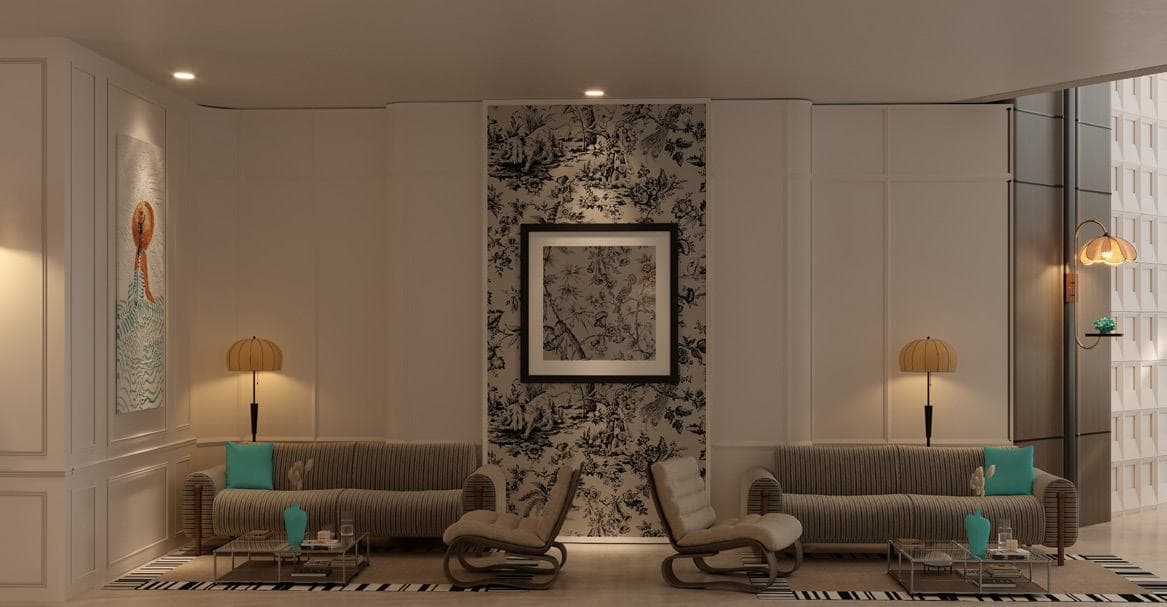 Lounge in stile francese